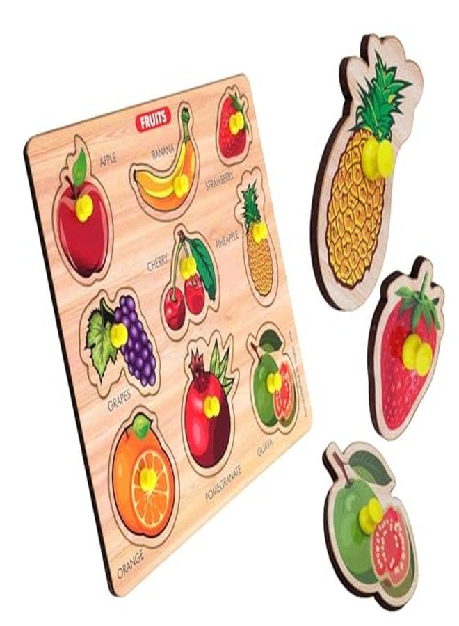 MAPA PLAY Educational Fruit Jigsaw Puzzle for Children to Enhance Their Knowledge About Teach (Pack of 1) - Image 2